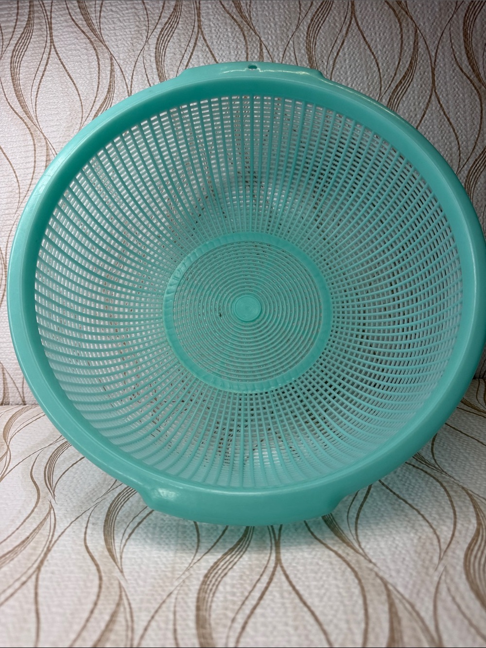 Plastic Multipurpose Colander - Aqua USA Rare Find